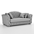 Simpatico Luxury Sofa 3D model small image 3