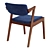 Kai Deephouse Chair: Sophisticated Style, Comfort, and Durability 3D model small image 2