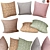 Elegant Cushions | No. 061 3D model small image 1