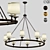 Elegant Devon Round Chandelier 3D model small image 1