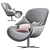 2014 B&B Italia Mart Armchair 3D model small image 4