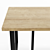 Industrial Oak Loft Table 3D model small image 2