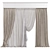 824 Curtain: Seamless Design Solution 3D model small image 1