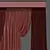 824 Curtain: Seamless Design Solution 3D model small image 3
