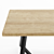 Industrial Oak Loft Table SP06 3D model small image 2