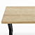 Industrial Oak Loft Table SP07 3D model small image 2