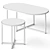 Tirolo Denver Coffee Tables: Modern and Versatile 3D model small image 2