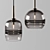 Elegant Glass Pendant Lights 3D model small image 1