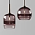 Elegant Glass Pendant Lights 3D model small image 2