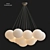 Elegant Anna Chandelier: Timeless Beauty 3D model small image 1