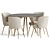 Modern Dining Set 99: Stylish and Versatile 3D model small image 3