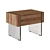 Modern CP1803-H-NOGAL Bedside Table 3D model small image 1