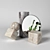 H&M HOME Marble Set: Elegant Decor Delight 3D model small image 10