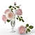 Elegant Rose Bouquet 3D model small image 4