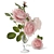 Elegant Rose Bouquet 3D model small image 7