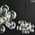 Elegant Berlin Glass Chandelier 3D model small image 1