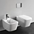 Ideal Standard Ventuno Wall-Hang WC Set 3D model small image 1