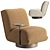 Bronwyn Swivel Chair: Modern Elegance, Perfect Swivel 3D model small image 13