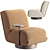Bronwyn Swivel Chair: Modern Elegance, Perfect Swivel 3D model small image 23