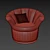 Elegant Reading Chair 3D model small image 3