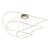 Axo Light Hoops Ceiling Light 3D model small image 1