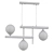 Contemporary 4-Light Pendant Chandelier 3D model small image 2