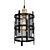 Elegant Black Smoke Chandelier 3D model small image 1