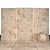 Beige Glossy Stone Slabs & Tiles 3D model small image 1