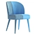 Elegant Rose Chair 3D model small image 5