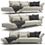 Elegant Wing Sofa: Tiziano Carnieletto 3D model small image 1