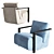 Comfy Contemporary Armchair 3D model small image 7