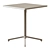 Sand Square Dining Table with Modern Design 3D model small image 1