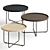 Sleek Paola Lenti Coffee Tables 3D model small image 1