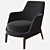 Leda Flexform Armchair: Timeless Elegance 3D model small image 3