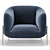 Sleek and modern GEO Armchair 3D model small image 3