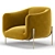 Sleek and modern GEO Armchair 3D model small image 4