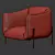 Sleek and modern GEO Armchair 3D model small image 5