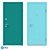 HI-TECH Entrance Door: Modern Style, Multiple Colors 3D model small image 4