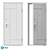 HI-TECH Entrance Door: Modern Style, Multiple Colors 3D model small image 5