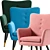 Contemporary Armchair: LaLume 3D model small image 3
