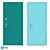 HI-TECH Entrance Door: Alaska Series - Modern Style 3D model small image 4