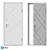 Modern Style Entrance Door - HT-129 (PSS) 3D model small image 5