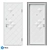 HT-135 Entrance Door: Modern Style, HI-TECH Collection 3D model small image 1