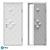 HT-135 Entrance Door: Modern Style, HI-TECH Collection 3D model small image 5