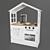 Farmhouse Fun Play Kitchen 3D model small image 1