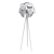 Luceplan Hope Floor Lamp 3D model small image 2