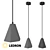 Concrete Pendant Light 3D model small image 1