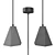 Concrete Pendant Light 3D model small image 3