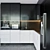 Sleek Kitchen 11: Stylish and Functional 3D model small image 9