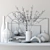 Title: Elegant Mirror and Vase Set 3D model small image 5